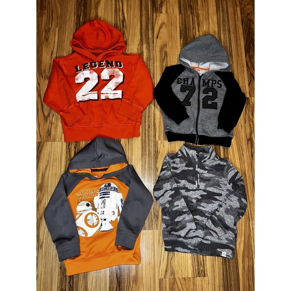 GAP Star Wars TCP Children's Place Heathtex Boys Sz 4 4T Lot Of‎ 4 EUC